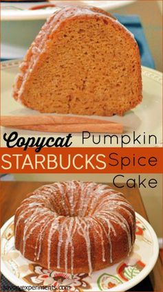 Starbucks Pumpkin Spice Bundt Cake