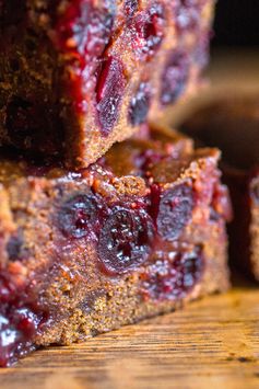 Sticky Cranberry Gingerbread