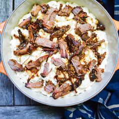 Stovetop Mac & Cheese with Brisket