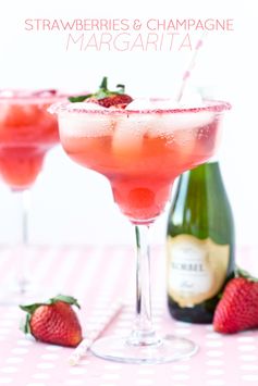 Strawberries and Champagne Margarita