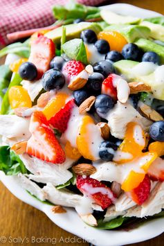 Strawberry Almond Chicken Salad