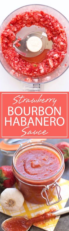 Strawberry Bourbon Habanero BBQ Sauce