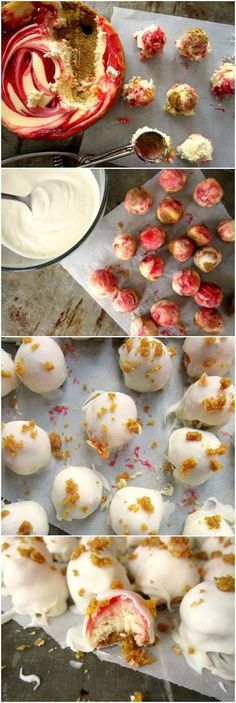 Strawberry Cheesecake Bites