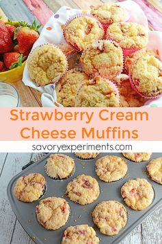 Strawberry Cream Cheese Muffins