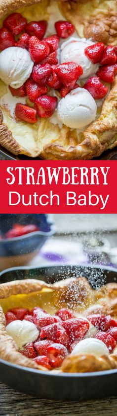 Strawberry Dutch Baby