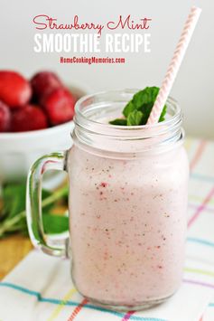 Strawberry Mint Smoothie