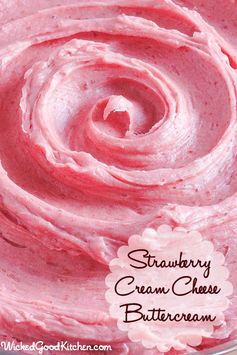 Strawberry (or Cherry Cream Cheese Buttercream