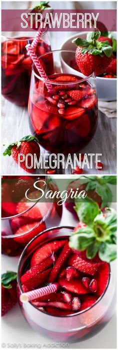 Strawberry Pomegranate Sangria