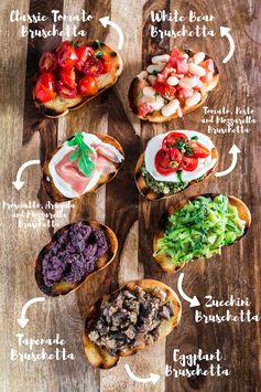 Summer Bruschetta Bar and Wine