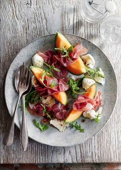 Summer Melon with Fig and Prosciutto