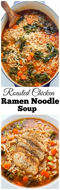 Sunday Suppers: Blackened Chicken Ramen Noodle Soup