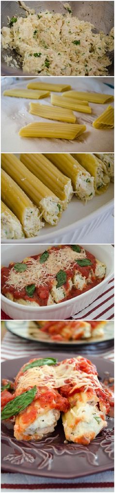 Super-Easy Chicken Manicotti