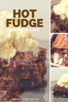 Super Hot Fudge Brownie Cake