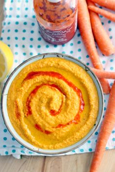 Sweet and Spicy Sriracha and Carrot Hummus