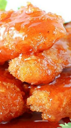 Sweet and Spicy Sticky Chicken Fingers