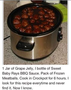 Sweet BBQ Meatballs