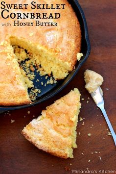 Sweet Corn Bread and Honey Butter