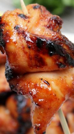 Sweet Maple Barbecue Chicken Kabobs | summer of the kabobs
