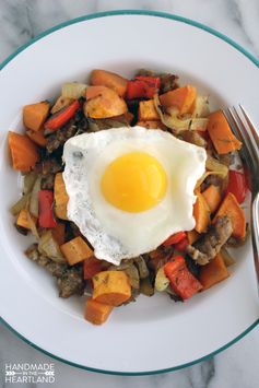 Sweet Potato & Sausage Breakfast Hash