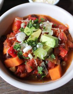 Sweet Potato and Black Bean Chili