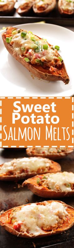 Sweet Potato Salmon Melts