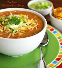 Tex Mex Chicken Taco Soup