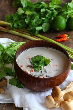 Thai Coconut Chicken Soup - Tom Kha Gai