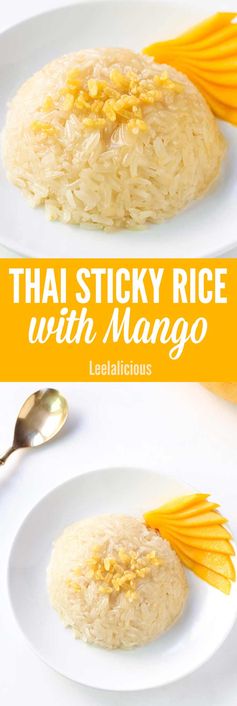 Thai Mango Sticky Rice Dessert