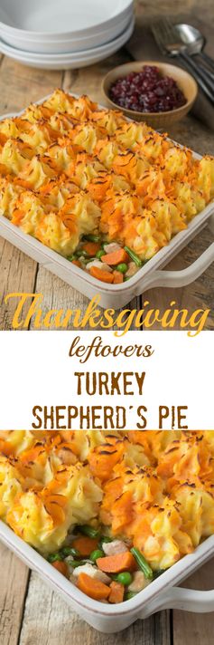 Thanksgiving leftovers turkey shepherd’s pie