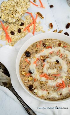 The Best Bowl Ever of Carrot Cake Oatmeal