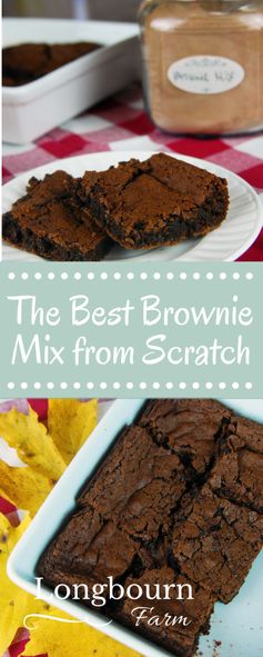 The Best Brownie Mix from Scratch