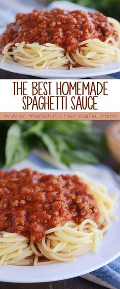 The Best Homemade Spaghetti Sauce