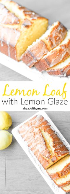 The Best Lemon Loaf with Lemon Glaze