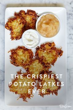 The Crispiest Potato Latkes Ever