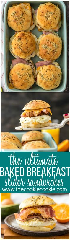 The Ultimate Baked Breakfast Sandwich Sliders (plus MAJOR giveaway!