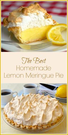 The Very Best Homemade Lemon Meringue Pie