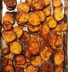 Thyme & Garlic Roasted Sweet Potato Medallions