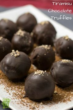 Tiramisu Gluten Free Chocolate Truffles