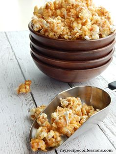 Toasted Coconut Caramel Popcorn