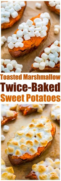 Toasted Marshmallow Twice-Baked Sweet Potatoes