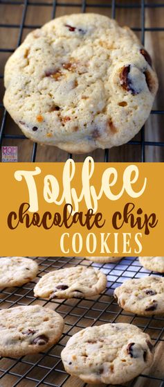 Toffee Chocolate Chip Cookies