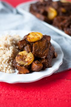 Tofu in a Sweet Chile Mulato Sauce