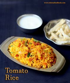 Tomato rice recipe / Thakkali sadam