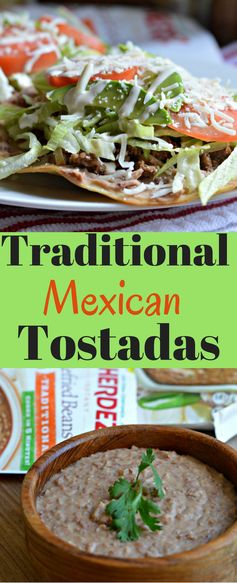 Traditional Mexican Tostadas