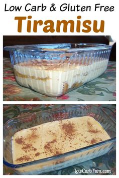 Traditional Tiramisu - Low Carb & Gluten Free