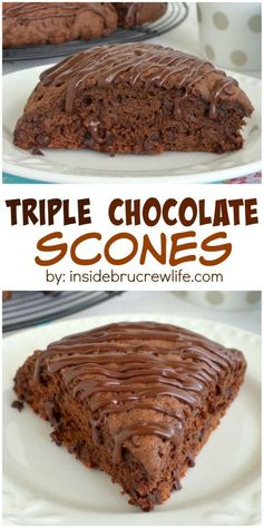 Triple Chocolate Scones