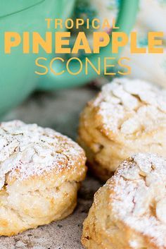 Tropical Pineapple Scones