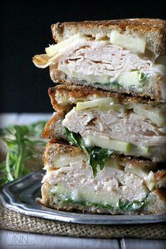 Turkey Apple Brie Panini with Honey Mustard Maple Mayonnaise