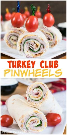 Turkey Club Pinwheels