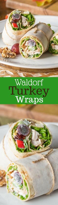 Turkey Waldorf Wraps